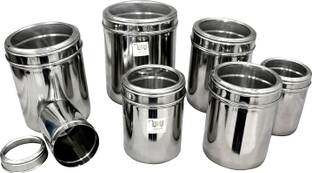 Dynore Steel Grocery Container  - 500 ml, 1250 ml, 1500 ml, 950 ml, 2750 ml, 2000 ml, 750 ml