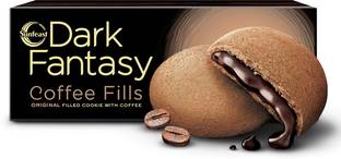 Sunfeast Dark Fantasy Filled,Original Filled Cookie with Coffee Flavour Perfect Snack Cookies Biscuit