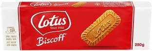 Lotus Biscoff Original Caramelised Biscuits, The Original Speculoos (IMPORTED) (250 G) Plain Biscuit