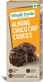 Whole Foods ALMONDS CHOCO CHIP COOKIES Cookies Biscuit