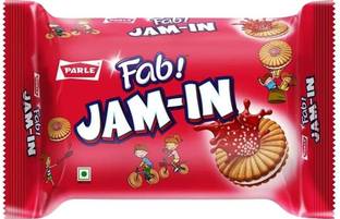PARLE Fab Jam-In Mixed Fruit Cream Sandwich Biscuit