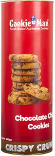 Cookieman Choco Chip Cookies | Red Canister | Cookies with Chocolate Chips Cookies Biscuit