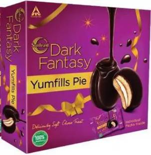 Sunfeast DARK FANTASY YUMFILLS PIE Cookie Cake (253 g) Cookie Cake Biscuit