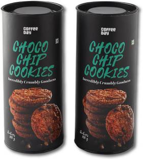 Café Coffee Day Double Chocochip Cookies |Pack of 2 | 150 g each Cookies Biscuit