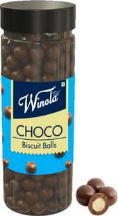 Winola Milk Choco Biscuits Balls (150 g) Jar Crackles