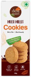 DesiNutri Multi Millet Cookies Pack | Ready to Eat Cookies | Millet Cookies Bakery Biscuit