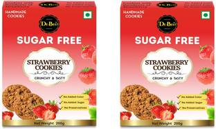 De Best Sugar Free Strawberry Cookies, Premium Handmade, Eggless, Tasty & Crunchy, Combo Cookies Biscuit