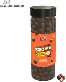 Tosca Biscos Milk Choco Biscuit Balls – Chocolate Munchies (150 gm) Cream Cracker Biscuit
