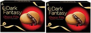 Sunfeast Dark Fantasy Choco Fills, Cream Filled Biscuit