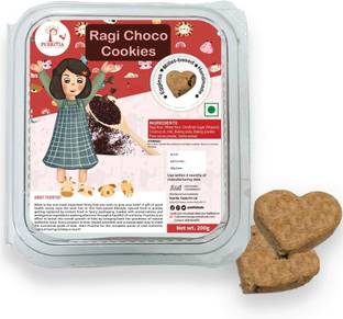 Pueritia Ragi Choco Cookies Made with Ragi Healthy Snack Millet Cookies for Kids & Adults Cookies Biscuit