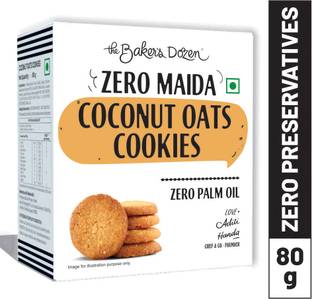 The Baker's Dozen Coconut Oats Cookies | 22% Coconut & Oats Cookies Biscuit