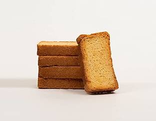 Organic Bites Kaju Butter Rusk I Kaju Butter Tost I crunchy and crispy cookies/biscuits Bakery Biscuit