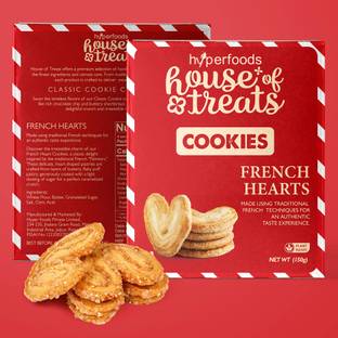 HyperFoods French Heart Cookies Cookies Biscuit