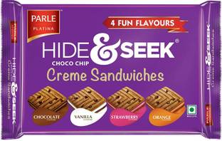 PARLE Hide and Seek Sandwich Cream Cracker Biscuit