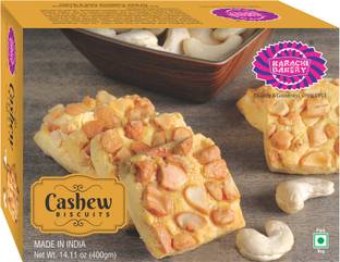 KARACHI BAKERY Cashew Biscuits Premium Pack Bakery Biscuit