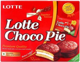 Lotte Choco Pie Biscuits Cream Filled Biscuit