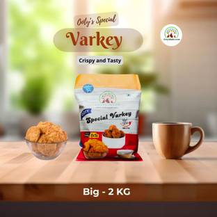 Ooty Made.Com Ooty Varkey - Delicious Homemade Cookies- Tea Time Snack – Big 2 KG Plain Biscuit