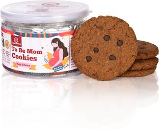 equisential Mom Cookies - Ragi Choco | Rich in Iron, Calcium & Fibre | 250g Cookies Biscuit