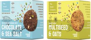 The Snack Company Healthy Oats & Multi Seed - Chocolate Sea salt Combo Cookies Biscuit
