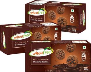 wheafree Chocochip Cookies -Gluten Free - Pack of 3 (200g each) Cookies Biscuit