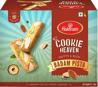 Haldiram's Heaven Bakery Badam pista cookies Cookies Biscuit