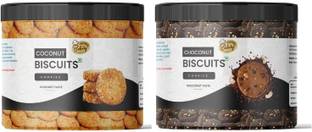 THE HERBS PLANET Combo Pack of Biscuits | Coconut Biscuit and Choconut Biscuit Assorted Biscuit