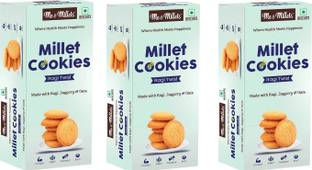 ME & MILLETS Ragi Twist Delicious Millets Biscuits | Healthy Tea Snack with Tasty Jaggery | Cookies Biscuit