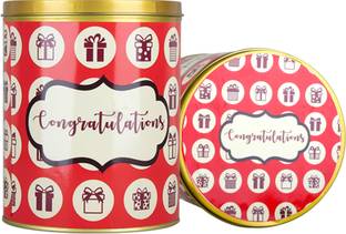 Cookieman Congratulations Assorted Cookies Gift Pack Box | Assorted Cookies in Tin Box Cookies Biscuit