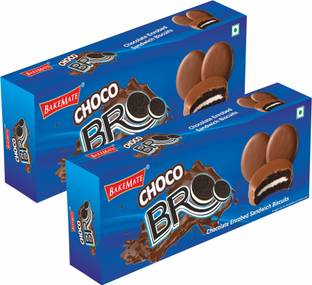 BAKEMATE CHOCO BRO 2-PACK (300G) - CHOCO CREAM BISCUITS, 20PCS Cookies Biscuit