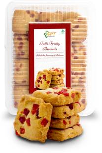 Shree Parshwa Traders Tutti Fruity Biscuits 400Gm Sweet & Salty Biscuit