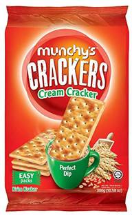 Munchy's Cream Crackers, 300gm Cream Cracker Biscuit