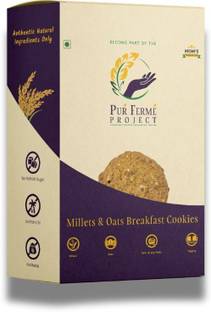 PurFerme Project Millets & Oats Breakfast Cookies 240g (12pcs x 20g) Cookies Biscuit