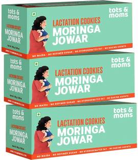 TOTS AND MOMS Moringa Jowar-Lactation Cookies-450g Pack of 3 Cookies Biscuit