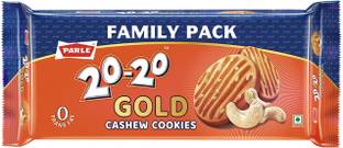 PARLE 20-20 Gold Cashew Cookies Biscuit