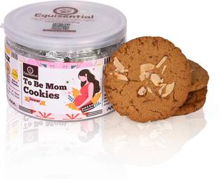 equisential To Be Mom Cookies - Jowar | Rich in Iron, Calcium & Fibre | 250g Cookies Biscuit