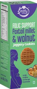 Early Foods Foxtail Millet & Walnut Cookies 150g - Prenatal Cookies (150 g) Cookies Biscuit