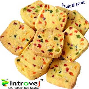 INTROVEJ Fruit Biscuits 300gm Cookies Biscuit