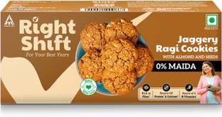Right Shift Jaggery Ragi Cookies, With nuts and seeds Cookies Biscuit
