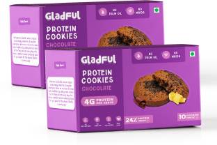 Gladful Choco Chips Protein Cookies For Kids And Families, No Maida, No Preservatives Cookies