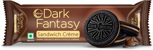 Sunfeast Dark Fantasy Cr�me, Made With Real Chocolate Cream Filled Biscuit