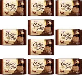 MAYORA COFFEEJOY Super Tasty Coffee Thin Biscuits ( Pack of 10 ) Cracker