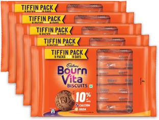 Cadbury Bournvita Bournvita Biscuits Tiffin Pack New & Improved Chocolatey Cookies Biscuit