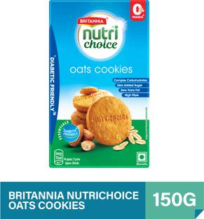 BRITANNIA Nutrichoice Oats Diabetic Friendly Cookies Biscuit