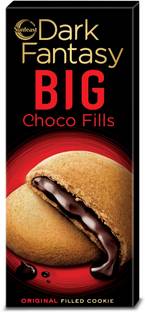 Sunfeast Dark Fantasy Big Choco Fills, Big Crunchy Cookies Cream Filled Biscuit
