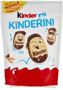 Kinder Kinderini Cocoa Biscuit with Delicious Milk Chocolate Biscotti Biscuit