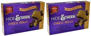 PARLE Hide & Seek Choco Filled Rolls | Pack of 2 Cream Filled Biscuit