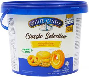 White Castle Classic Selection Butter Cookies with Crunchy & Tasty Cookies Biscuit