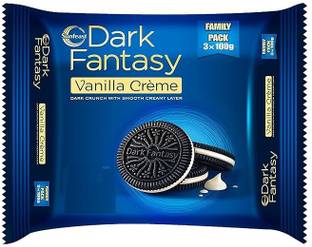 Sunfeast Dark Fantasy Vanilla Creme Biscuit Cream Cracker Biscuit