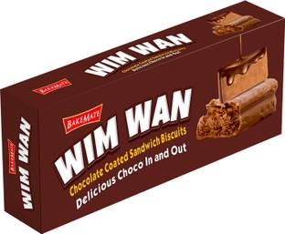 BAKEMATE WIM WAN - CHOCO SANDWICH BISCUITS 150G (10PCS) Cookies Biscuit