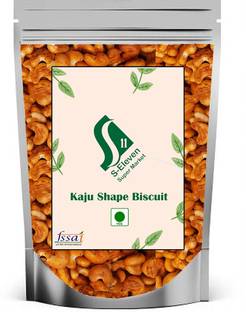 S Eleven Super Market Kaju Shape Biscuits for Chai & Coffee Time/Butter Kaju Shape Biscuits Cookies Cookies Biscuit